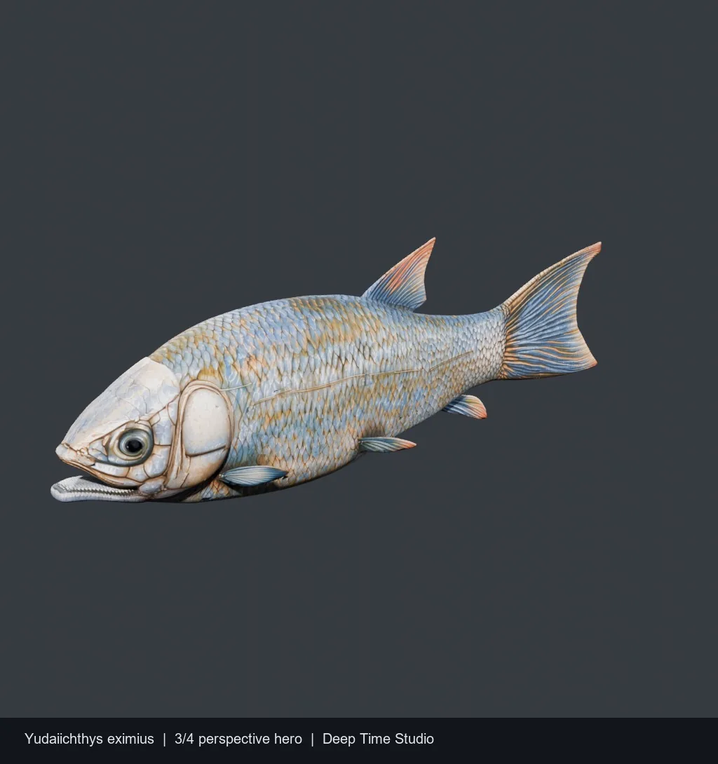 Yudaiichthys eximius, a Triassic marine reptile fossil from Luoping.
